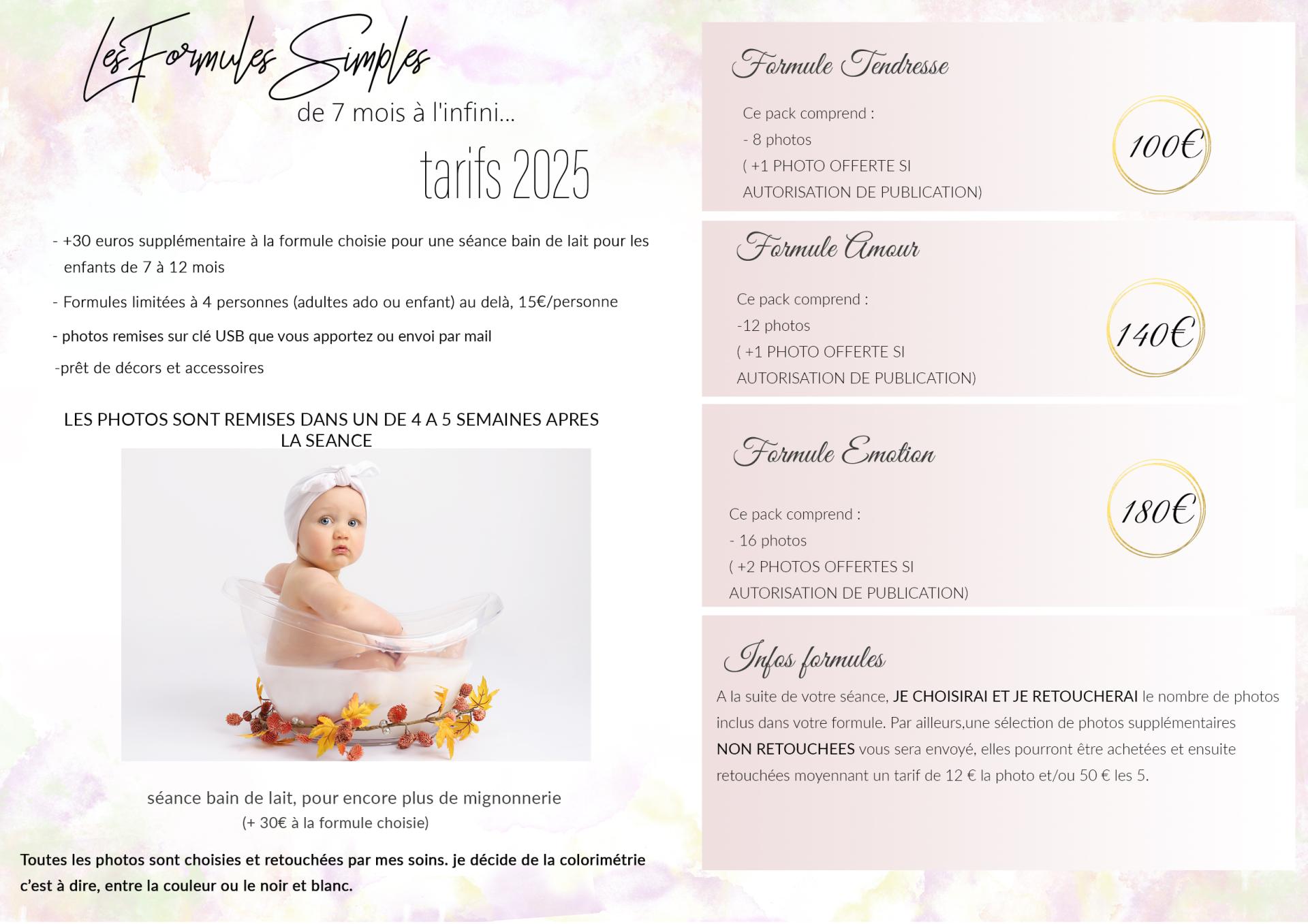 Tarifs classiques